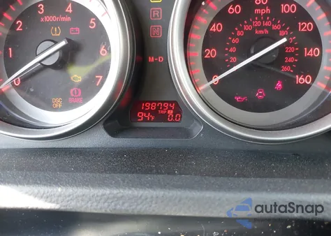 2010 Mazda Mazda6 I Touring Plus z USA, uszkodzony, nr VIN 1YVHZ8CH9A5M37177